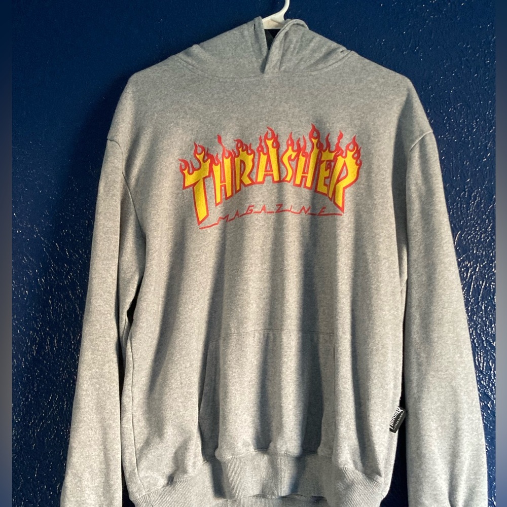 Grey Thrasher Hoodie